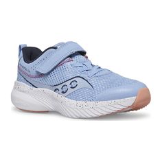 Saucony Kids' Kinvara 14 A/C Running Shoe Light Blue SK166825 Victoria Shoes, Boy Shoes, Blue Gender, Kids Sneakers, Less Is More, Running Shoe, On Off, Girls Shopping