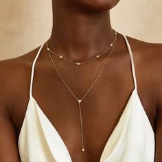 Lariat Necklace, Dainty Necklace, Layer Necklace, Y Necklace, MEASUREMENTS & MATERIALS - .925 Sterling Silver / 14K Gold Vermeil / 14K Rose Gold Vermeil - Cubic Zirconia Crystals - Pendant Height 2 1/2 in | 6.3 cm - Chain 18 in | 45.7 cm - Hypoallergenic, lead & nickel free - Handcrafted in NYC COMPLETE THE LOOK: - Crystal Choker N062: https://www.etsy.com/listing/484350920/ - Love Knot Necklace N316: https://www.etsy.com/listing/600399896/ To shop more Y Lariat Necklaces: https://www.et Cheap Long Drop Jewelry For Parties, Cheap Gold Drop Necklace For Party, Affordable Formal Necklace With Adjustable Chain, Cheap Elegant Long Drop Jewelry, Cheap Adjustable Dangle Drop Necklace, Luxury Minimalist Lariat Chain Necklace, Luxury Long Drop Backdrop Necklace As Gift, Cheap Modern Necklaces For Formal Occasions, Jewelry For V Neck Dress V Neck