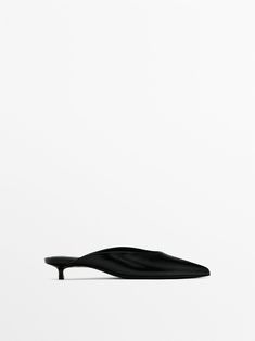 Find MASSIMO DUTTI Heeled Mules With Pointed Toes on Editorialist. Heeled mules with pointed toes Business Mules With Sculpted Heel And Pointed Toe, Sleek Pointed Toe Mules For Business, Sleek Pointed Toe Mules With Deep Heel Cup, Evening Pointed Toe Mules With Wrapped Heel, Evening Mules With Wrapped Heel And Pointed Toe, Pointed Toe Leather Sole Mules For Office, Pointed Toe Mules With Sculpted Heel For Office, Fitted Pointed Toe Mules For Evening, Office Mules With Sculpted Heel And Pointed Toe