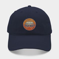 Retro Style - Houston Astros 70s -- Choose from our vast selection of Dad hats to match with your favorite design to make the perfect custom graphic Hat. Customize your color! For men and women. Retro Flat Brim Trucker Hat For Baseball Season, Retro Flat Brim Hats For Baseball Season, Retro Adjustable Dad Hat With Flat Brim, Retro Adjustable Flat Brim Dad Hat, Retro Outdoor Hat With Letter Print, Retro Style Fitted Baseball Cap For Baseball Season, Retro Hats With Letter Print And Curved Bill, Retro Fitted Hat For Baseball Season, Retro Cotton Hats For Baseball Season