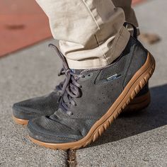 Men's Primal Zen Suede – Lems Shoes Ergonomic Lace-up Walking Shoes With Vibram Sole, Suede Walking Shoes With Ortholite Insole, Sporty Walking Shoes With Rubber Sole And Moc Toe, Ergonomic Walking Shoes With Vibram Sole, Leather Walking Shoes With Arch Support For Outdoor, Comfortable Walking Shoes With Vibram Sole And Round Toe, Ergonomic Leather Walking Shoes With Vibram Sole, White Vibram Sole Walking Shoes, Plain Toe Walking Shoes With Vibram Sole