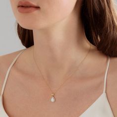 14k Gold Pearl Pendant Necklace For Wedding, White Pearl Necklace In 14k Gold For Wedding, White 14k Gold Pearl Necklace For Wedding, Wedding 14k Gold Pearl Drop Necklace, 14k Gold Necklace With Pearl Pendant For Wedding, Delicate Yellow Gold Drop Necklace For Wedding, Delicate 14k Gold Solitaire Necklace For Wedding, Delicate Yellow Gold Solitaire Necklace For Wedding, 14k Gold Teardrop Pendant Necklace For Wedding