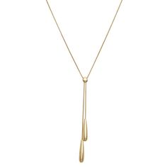 You'll look stunning in this Nine West gold tone lariat necklace. Click on this JEWELRY & WATCHES GUIDE to learn about fit, styles, materials and more! You'll look stunning in this Nine West gold tone lariat necklace. Click on this JEWELRY & WATCHES GUIDE to learn about fit, styles, materials and more! FEATURES Pendant drop: 3.7in and 4.9in Clasp: lobster-claw Nickel free Metal: alloy Plating: gold tone Finish: polished Size: One Size. Gender: female. Age Group: adult. Gold Necklace Long, Diamond Heart Pendant Necklace, Gold Long Necklace, Long Necklaces, Wishful Thinking, Necklace Long, Spring Summer 2024, Lariat Necklace, Heart Pendant Necklace