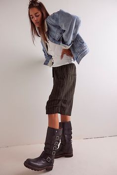 We The Free Jackson Moto Boots Moto Boots Outfit, 2025 Wardrobe, Motorcycle Boots Outfit, 2024 Wishlist, Leather Biker Boots, Winter Boho, Wardrobe Ideas, Winter Trends, Biker Boots