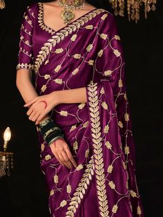 Add a touch of elegance and grace to your ethnic wardrobe with our Beautiful Wine Embroidered Tissue Silk Function Wear Saree With Blouse. This stunning saree is designed with intricate sequin work, embroidery work, and tassels on the pallu, making it a perfect choice for festivals, weddings, occasions, and other functions. The rich wine color adds a sense of luxury and sophistication to your ensemble, while the lightweight tissue silk fabric ensures a comfortable and breezy feel all day long.
T Floral Embroidered Raw Silk Pre-draped Saree, Bollywood Style Pre-draped Saree With Floral Embroidery, Bollywood Style Raw Silk Pre-draped Saree With Floral Embroidery, Festive Pre-draped Saree With Floral Embroidery In Art Silk, Bollywood Style Embroidered Pre-draped Saree For Diwali, Navratri Floral Embroidered Art Silk Pre-draped Saree, Navratri Art Silk Pre-draped Saree With Floral Embroidery, Festival Pre-draped Saree In Tissue Silk With Floral Embroidery, Festival Tissue Silk Pre-draped Saree With Floral Embroidery