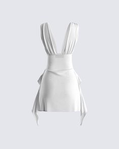 Enzo White Chiffon Mini Dress – FINESSE White Satin Corset, White Corset Dress, Satin Corset Top, Strapless Ruffle Dress, Cascading Ruffles, Stylish Summer Outfits, Satin Corset, White Corset, Chiffon Mini Dress