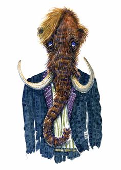 19 Animals in clothes Watercolors by Frits Ahlefeldt ideas | animals ...