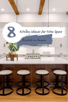 kitchen island for extra space available on amazon