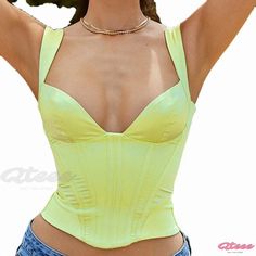 Qteee - Sleeveless Slim Fit Camisole Top with Solid Color and Sexy Appeal Sleeveless Tank Top, Sleeveless Tank, Workout Clothes, Style Me, Spaghetti Strap, Camisole Top, Spaghetti, Tank Top, Slim Fit