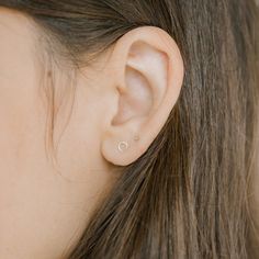 Micro Diamond Dusting Studs – Melanie Casey Second Stud Earrings, Earring Placement, Second Stud, Second Piercings, Earlobe Piercings, Organic Earrings, Formal Earrings, Melanie Casey, Pretty Ear Piercings