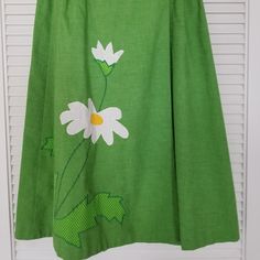 Vintage Maxi A-Line Wrap Skirt. Never Worn. Bought At A Vintage Store. Size Medium But Fits A Small. Vintage Green Skirt For Spring, Applique Skirt, Liv And Maddie, Skirts Vintage, 4th Street, Aline Skirt, Sewing Skirts, My Interests, The Pond