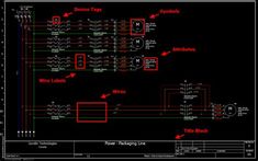 the wiring diagram for an electrical system