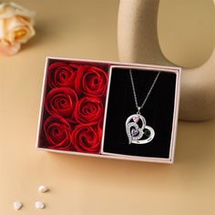 Delight Mom with a truly personalized gift that captures the essence of her family's love and bond. Our Personalized Custom 1-5 Birthstone Necklace is a beautiful expression of affection, perfect for celebrating Mother's Day or any special occasion. 💖 Symbol of Love: This exquisite necklace features a heart-shaped pendant adorned with 1-5 birthstones, representing each cherished member of her family. The intimate design symbolizes the unbreakable bond and deep love shared between them, making i Valentine's Day Birthstone Necklace For Birthday Gift, Heart Necklace With Birthstone For Mother's Day Birthday Gift, Heart-shaped Jewelry In Gift Box For Mother's Day, Heart-shaped Jewelry For Mother's Day With Gift Box, Heart-shaped Jewelry For Mother's Day In Gift Box, Mother's Day Birthstone Necklace With Birth Flower For Anniversary, Mother's Day Heart Pendant Jewelry With Gift Box, Elegant Valentine's Day Birthstone Necklace For Personalized Gift, Double Heart Jewelry For Birthday And Mother's Day