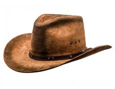 Distressed Brown Hat For Rodeo, Distressed Brown Hat For Country Events, Western Distressed Brown Hat, Distressed Brown Rodeo Hat With Short Brim, Distressed Brown Short Brim Hat For Rodeo, Distressed Brown Western Hat, Western Distressed Brown Hat For Outdoor, Brimmed Hats With Leather Sweatband For Country Events, Western Style Distressed Brown Hat For Outdoor