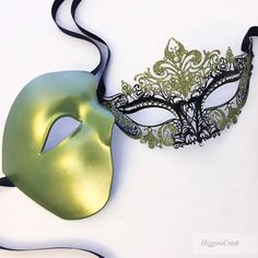 Green Couples Masquerade Masks Olive Green Theme Woman Man - Etsy Green Halloween Costume Party Mask, Green Halloween Masquerade Mask, Green Halloween Masquerade Mask And Prosthetics, Green Eye Mask For Masquerade, Green Masks For Carnival Costume Party, Green Masquerade Mask For Mardi Gras, Green Mask For Masquerade Carnival, Green Masquerade Mask For Mardi Gras Party, Green Masks For Masquerade Carnival