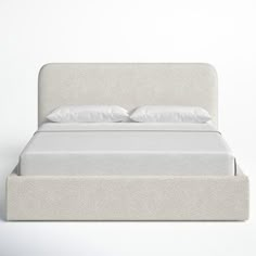 This upholstered platform bed is your ticket to a dreamy bedroom retreat. Wrapped in soft, off-white boucle fabric, it adds a calming simplicity to your space. The bed frame is crafted from engineered wood and features a rectangular headboard and footboard for a cohesive look. With 12 wooden slats and two center support legs, it offers a solid foundation without the need for a box spring. Plus, it's compatible with adjustable bed bases, giving you flexibility. The fully upholstered design create Platform Bed Upholstered, Adjustable Bed Base, Wingback Bed, Wingback Headboard, Mattress Support, Boucle Fabric, Bed Base, Adjustable Beds, Upholstered Platform Bed