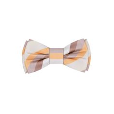 Brown Stripe Bow Tie||Shades of Brown Summer Formal Ribbon Bow Tie, Summer Formal Bow Tie With Ribbon, Formal Summer Bow Tie With Ribbon, Elegant Summer Ribbon Bow Tie, Elegant Summer Bow Tie With Ribbon, Elegant Bow Tie For Spring Gifts, White Bow Tie For Spring, Elegant Spring Bow Tie With Butterfly Knot, Elegant Spring Bow Tie Back Ties