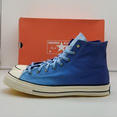 Brand New Never Worn Size 13 Price $50 No Trades Shipping Available Please Check Out My Other Listings. I Offer Package Deals. Please Message Me If You Have Any Questions Retro Blue High-top Sneakers, Blue Retro High-top Sneakers, Blue Retro Lace-up Sneakers, Retro Blue Lace-up Sneakers, Retro Blue Sneakers With Vulcanized Sole, Blue Retro Sneakers With Round Toe, Retro Blue Sneakers With Round Toe, Retro Light Blue Low-top Sneakers, Light Blue Retro Low-top Sneakers