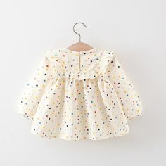 Made from Organic Cotton: An eco-friendly, breathable, and hypoallergenic fabric that’s gentle on delicate skin. Care Instructions: Machine wash on a gentle cycle, tumble dry on low. A Thoughtful Gift: Ideal for birthdays, holidays, or any day you want to make extra special for the little one in your life. Tulip Colors, Girls Long Sleeve Dresses, Girl Princess Dress, Childrens Dress, New Baby Girls, Polka Dress, Accessories Jacket, Girls Long Sleeve, Spring And Autumn