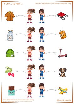 a cartoon character's life cycle in spanish