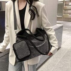 Shipping: Worldwide Express Shipping AvailableDelivery time: 🚚7-15Days Fast ShippingReturns: Fast refund,💯100% Money Back Guarantee.Brand Name: XotindHandbags Type: Shoulder BagsTypes of bags: Shoulder & Crossbody BagsMain Material: PULining Material: PolyesterShape: Casual TotePlace Of Origin: HE BEI ProvincePlace Of Origin: HE BEI ProvinceOrigin: Mainland ChinaCN: HebeiHardness: SOFTPattern Type: SolidInterior: Cell Phone PocketDecoration: DiamondsExterior: Solid BagOccasion: VersatileClosur Bags For Women 2023, Big Diamonds, Side Bags For Women, Small School Bags, Womens Messenger Bag, Crossbody Bag Fashion, Small Shoulder Bags, Chain Purse, Handbag Outfit