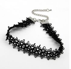 Hollow Out Lace Black Choker Punk Vintage Necklace With Chain Chic








Pattern 1
 
Pattern 2 Emo Style Festival Jewelry With Chain, Adjustable Black Grunge Jewelry, Punk Style Black Metal Chain Necklace, Emo Style Choker Jewelry With Chain, Black Grunge Jewelry With Adjustable Chain, Black Grunge Necklace With Adjustable Chain, Edgy Black Choker For Festivals, Halloween Adjustable Chain Choker, Black Grunge Choker Jewelry