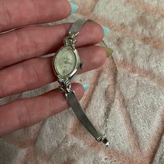 14k White Gold Antique Victorian Watch, Needs Battery Vintage Dainty Watch, Silver Watch Women, Victorian Watch, Guess Women Watches, Skagen Watches, Silver Watches, Gold Michael Kors Watch, Silver Watches Women, Rhinestone Watches