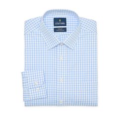 Deemed a Gotta-Have-It item for value you can count on every day! Style and performance meet in this men's dress shirt from Stafford. Constructed with the brand's smart technology, this long-sleeve button-down is cut for a slim-fit from wrinkle-free, antimicrobial stretch cotton-poplin and features stain-releasing and moisture-wicking properties to keep you cool and confident all day. Wear with everything from chino pants to denim shorts.Features: Moisture Wicking, Wrinkle Resistant, Stretch Fab Elegant Slim Fit Wrinkle-resistant Dress Shirt, Wrinkle-resistant Cotton Dress Shirt, Classic Wrinkle-resistant Slim Fit Dress Shirt, Wrinkle-resistant Slim Fit Long Sleeve Dress Shirt, Light Blue Semi-formal Shirt With Button Closure, Smart Tech, Smart Technologies, Wrinkle Free, Long Sleeve Shirt Dress