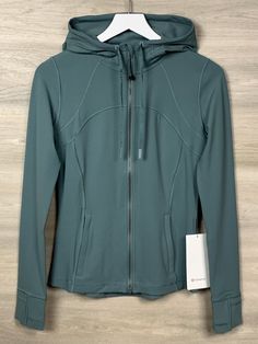 Lululemon Hooded Define Jacket Nulu Size 8 Tidewater Teal TIDT 56199 120522 Condition is New With Tags. Shipped with USPS. Will combine shipping on multiple purchases and refund any shipping overage. Lululemon Fall Activewear With Drawstring Hood, Lululemon Athleisure Activewear With Drawstring Hood, Lululemon Activewear With Drawstring Hood For Fall, Lululemon Activewear With Drawstring Hood For Workout, Lululemon Functional Hooded Activewear, Fitted Lululemon Sports Outerwear, Lululemon Fitted Sports Outerwear, Lululemon Hooded Activewear For Workout, Functional Hooded Activewear By Lululemon