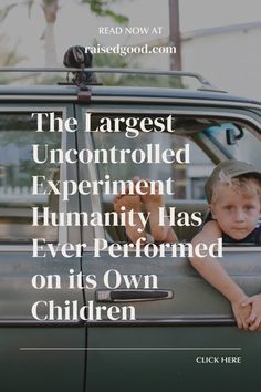 Ever wondered about the effects of today's tech-driven society on our little ones? Get ready to dive into the largest uncontrolled experiment humanity has ever performed on its own children! Discover the surprising results and what it means for their future. Read more on the blog ♡ Positive Parenting