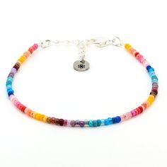 Dainty bracelet - multicolor ombre - creations by cherie