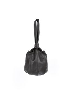 Editor's NotesYURT's unique bucket bag for an effortless look- A silhouette that resembles the shape of a fig- Flower shaped bottom that holds the bag's shape- Multi-styling possible as a cross-body/tote- Two different lengths of straps that can be interlocked for bag closureMeasurements(in.)One size- Body: 7.87 in. (Upper W) / 9.06 in. (Bottom W) / 11.81 in. (H)- Strap: 12.40 in. (Long) / 3.54 in. (Short)Composition & Care- Sheepskin leather- Natural leather may have fine scratches and wrinkles- Avoid direct heat and moisture- Wipe off moisture and stains with a dry cloth- Keep in a dust bagDesigner- by YURT Modern Bucket Bag With Round Handle For On-the-go, Evening Soft Leather Pouch Bucket Bag, Modern Handheld Bucket Bag With Detachable Handle, Modern Handheld Bucket Bag, Chic Bucket Bag With Handle Drop, Modern Bucket Bag With Round Handle For Travel, Evening Soft Leather Shoulder Bag In Bucket Shape, Evening Soft Leather Bucket Shape Shoulder Bag, Evening Bucket Hobo Bag With Removable Pouch