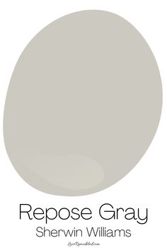 the words agreeable gray are in front of a white background with an oval shape