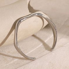 Opening Wrist Bracelet Bangle bracelets LUNARITY GARAGE Silver Modern Metal Cuff Bracelet Tarnish Resistant, Trendy Tarnish Resistant Cuff Bracelet Bangle, Trendy Tarnish-resistant Cuff Bracelet Bangle, Trendy Tarnish-resistant Cuff Bangle, Trendy Metal Cuff Bracelet Tarnish Resistant, Trendy Metal Bangle For Formal Occasions, Trendy Tarnish-resistant Metal Cuff Bracelet, Minimalist Metal Bangle Tarnish Resistant, Minimalist Metal Cuff Bracelet, Tarnish Resistant