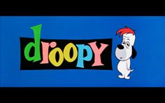 a cartoon character with the word droppy on it's face and an image of a dog