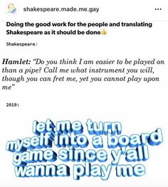 an image of shakespeare play meme