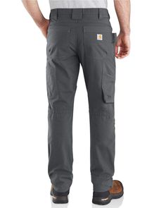 PRICES MAY VARY. 10-ounce 98% cotton/2% spandex ripstop fabric Sits at the waist Comfortable fit through the seat and thigh with room to move Comfort flex waistband Cordura -lined front ledge pockets Best Work Pants, Utility Trousers, Carhartt Cargo Pants, Mens Rugged, Rugged Men, Trousers Men, Safety Clothing, Timeless Chic, Carhartt Pants