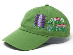 Material: 100% cotton Size: one size fits most with adjustable back strap Embroidery: hand embroidered with acrylic thread Care: hand wash preferred Shipping: free USPS first class, upgradable priority mail Return: 30 days return policy, no return on customized hats I am also open for customization, please message me your request! Green Curved Brim Dad Hat For Spring, Green Curved Bill Hat For Spring, Green Cotton Baseball Cap For Spring, Spring Green Cotton Baseball Cap, Green Spring Brimmed Baseball Cap, Spring Green Dad Hat With Embroidered Logo, Brimmed Hats With Embroidered Logo For Spring, Green Dad Hat With Embroidered Logo For Spring, Adjustable Cotton Hats For Garden Party