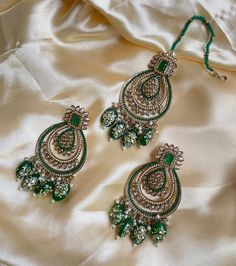 This maangtikka set comes with matching statement earrings and is beautiful and elegant for any occasion. The design is unique and the bright colors can match with anything. Limited prices in each color so grab yours now. Perfect for the festive season during holidays, navratri, and diwali. Authentic Indian, Indian Earrings, Festive Season, Indian Jewelry, Diwali, Jaipur, Festival Season, Bright Colors, Statement Earrings