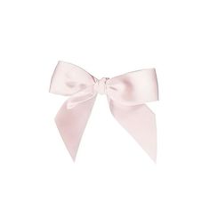 a pink bow on a white background