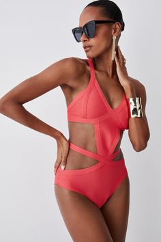 Style: Cut Out Swimsuitdesign: Plainwhilst Appropriate For A Beach Destination, Please Note That In Order To Ensure Enduring Quality, This Piece Is Not Recommended For Swimming. Swimsuit Pink, Notes Style, Swimsuit Collection, Swimsuit Design, Cut Out Swimsuits, Costume Inspo, Pink Swimsuit, Swimming Costume, Pink Style