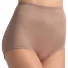 Silky Smooth Fabric Made Of 85% Nylon, 15% Invista Lycra Affords Light Control And A Smooth Look Without Panty Lines. Features: Hidden Inner Front Panel For Tummy Control. Flat Curved Side Seams For Shaping And No-Show Look Under Clothing. 100% Cotton Lined Crotch. Four-Way Soft Stretch Fabric For Ultimate Comfort. Fitted Brown Shapewear Bottoms, Elegant Nylon Bottoms With High-cut Leg, Beige Shaping Full Coverage Bottoms, Elegant High Waist Nylon Bottoms, Elegant High-waist Nylon Bottoms, Fitted Full Coverage Beige Bottoms, Beige Nylon Shorts, Short Length Beige Nylon Bottoms, Short-length Beige Nylon Bottoms