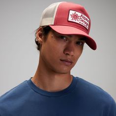 A classic trucker hat that shields your eyes from the sun. Keep your head cool with canvas front panels and mesh in the back. Fit & Design: Adjustable trucker hat Flat brim The mesh back helps keep your head cool on hot days The snapback closure lets you create your perfect fit Casual Hat With Mesh Back And Curved Visor, Casual Trucker Hat With Mesh Back And Curved Visor, Casual Mesh Trucker Hat With Curved Visor, Casual Mesh Trucker Hat For Baseball, Trucker Hat With Mesh 5-panel, Casual Mesh Hats With Curved Visor, Casual Mesh Hat With Curved Visor, Outdoor Mesh Trucker Hat With Curved Visor, Red Snapback Trucker Hat With Logo Patch