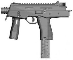 The B+T MP 9 submachine gun (drawing), with shoulder stock folded. Zombie Survival, Dope Cartoon Art, Fighter Pilot, Submarine, Drawings