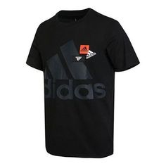 Men's adidas Mh Bp3 Tee1 Alphabet Logo Printing Round Neck Short Sleeve Black T-Shirt HN9043 Sporty T-shirt With Three Stripes For Sports, Adidas Sportswear T-shirt For Gym, Sportswear T-shirt With Three Stripes For Workout, Adidas Logo T-shirt For Streetwear, Adidas Logo T-shirt For Sports Season, Adidas T-shirt With Logo For Sports Season, Casual Adidas Logo Top For Workout, Workout T-shirt With Adidas Branding, Casual Workout Top With Adidas Logo