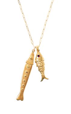 Exclusive Fisherman's 18k Gold-Plated Necklace By Chan Luu | Moda Operandi Lines For Her, Gold Seashell Necklace, Everskies Fits, Fish Jewelry, Seashell Necklace, Chan Luu, Gold Plated Necklace, Accessories Fashion, Fashion Jewelry Necklaces