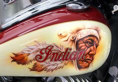 Harley Freewheeler, Vintage Motorcycle Art, Motorcycle Art Painting, Custom Motorcycle Paint Jobs, Me Images, Motorbike Art, Bike Tank, Kustom Paint