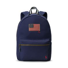 A must-have for back to school this backpack features durable cotton canvas ample pockets and our signature embroidered Pony. Ralph Lauren Backpack, Fancy Bags, Boys Accessories, Canvas Backpack, School Bag, Cotton Canvas, Back To School, Bag Accessories, Vision Board