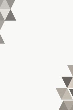 a white and gray background with triangles