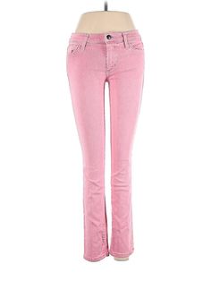 Joe's Jeans Jeans Size: 27 Pink Bottoms - used. 2% Elastane, 98% Cotton, Regular, Low Rise | Joe's Jeans Jeans - Low Rise: Pink Bottoms - Size 27 Pink Bottoms, Pink Bottom, Pink Jeans, Joes Jeans, Low Rise, Handbags For Women, Womens Bottoms, Jeans Size, Women Handbags